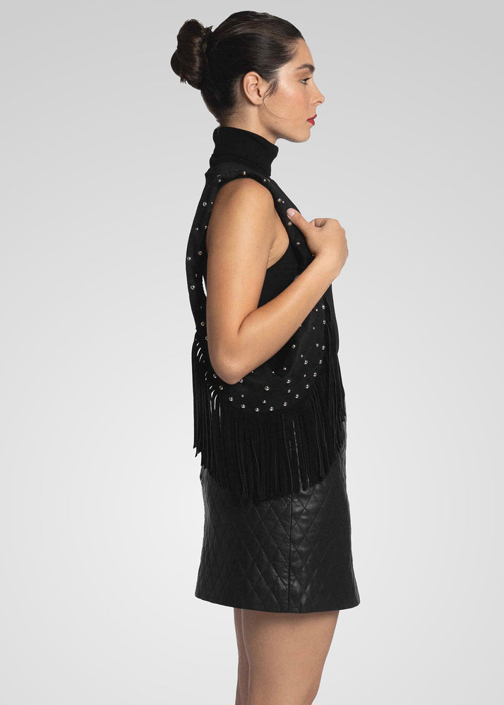 ABBA - QUILTED LEATHER SKIRT