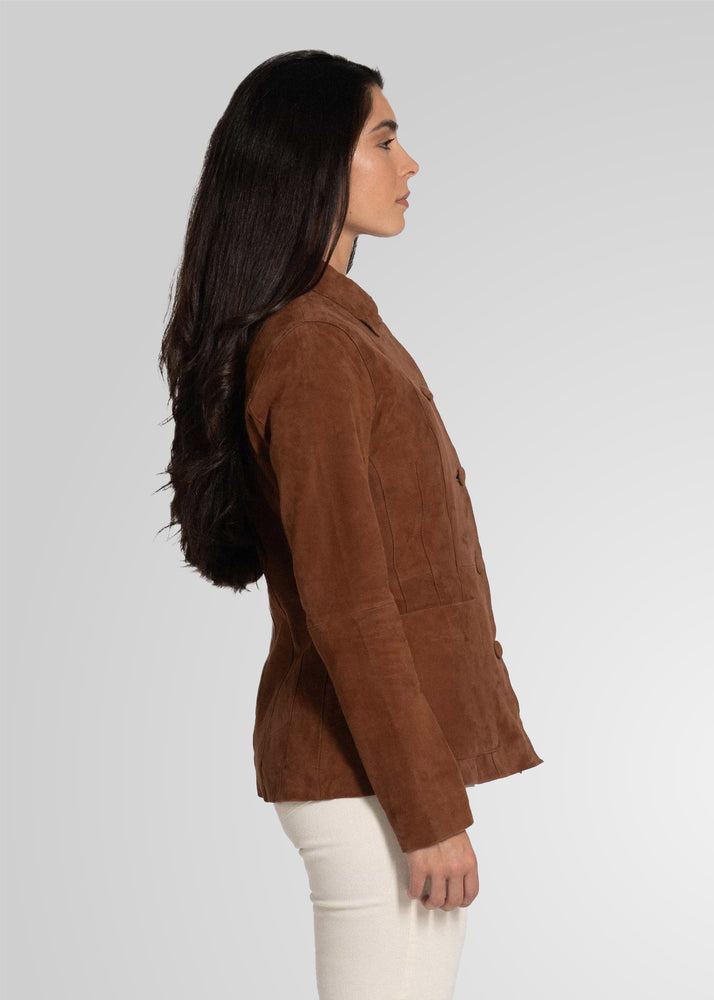 ANISSA - TAILORED SUEDE BLAZER