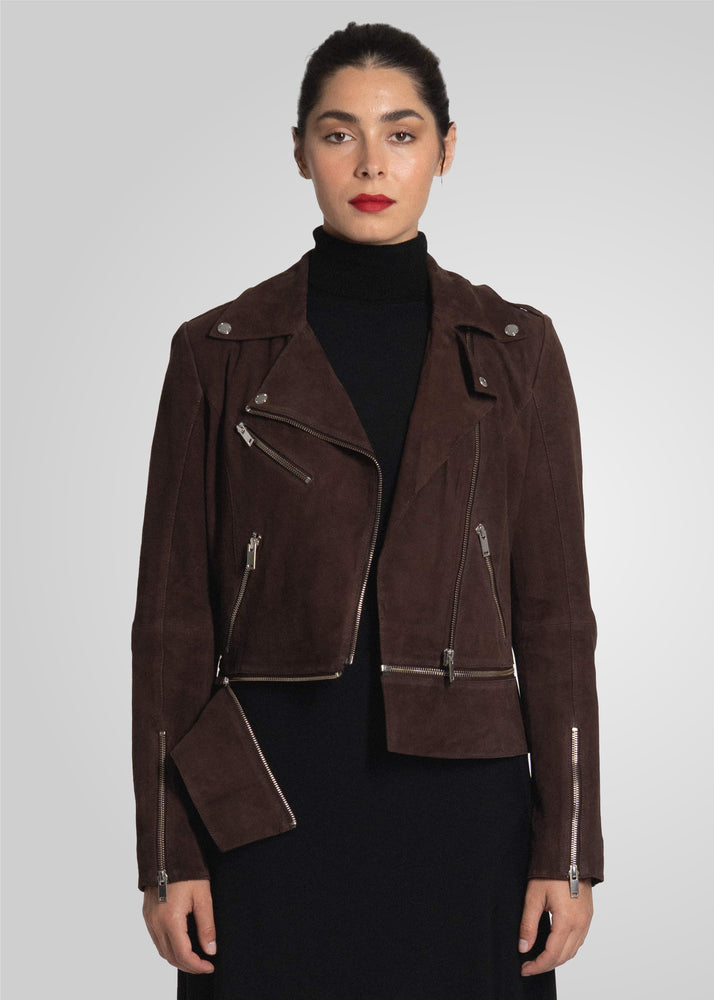 AUGUSTINE - ADJUSTABLE SUEDE BIKER