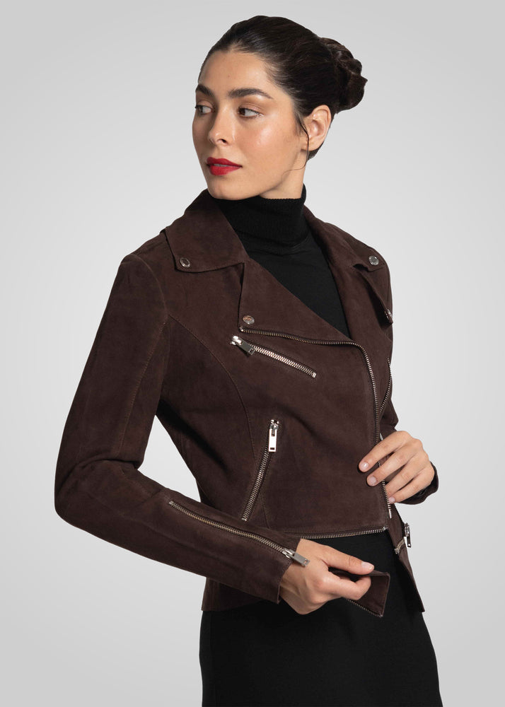 AUGUSTINE - ADJUSTABLE SUEDE BIKER