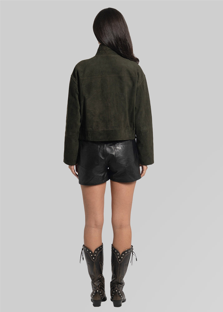 RAMONA - CROPPED SUEDE JACKET