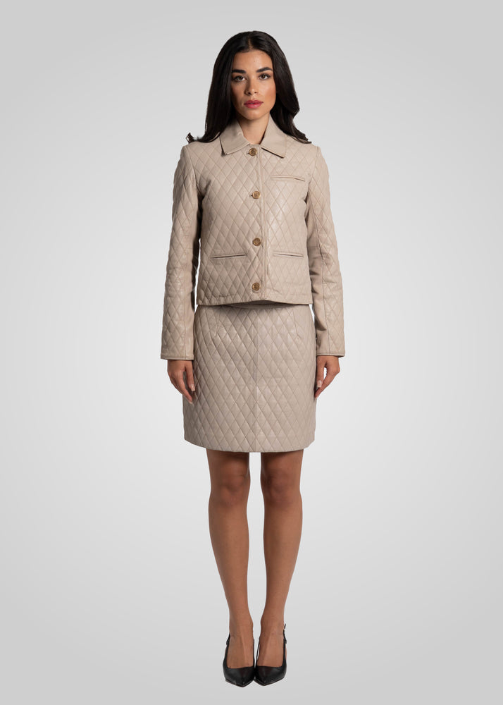 AKILA - QUILTED LEATHER JACKET