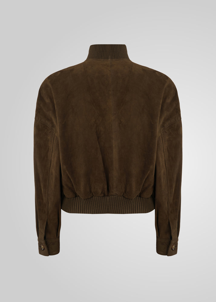 CAMILLA - SUEDE BOMBER JACKET