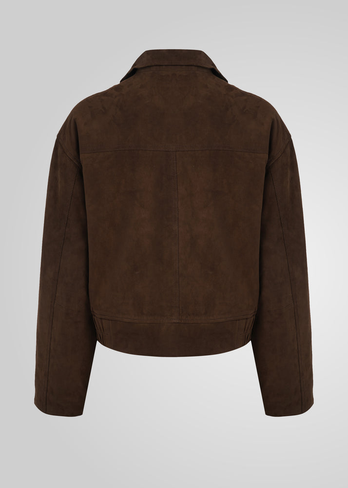 RAMONA - CROPPED SUEDE JACKET
