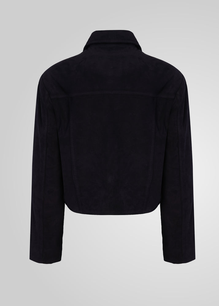JIN - CROPPED SUEDE JACKET