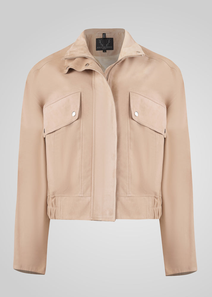 RAMONA - CROPPED SUEDE JACKET