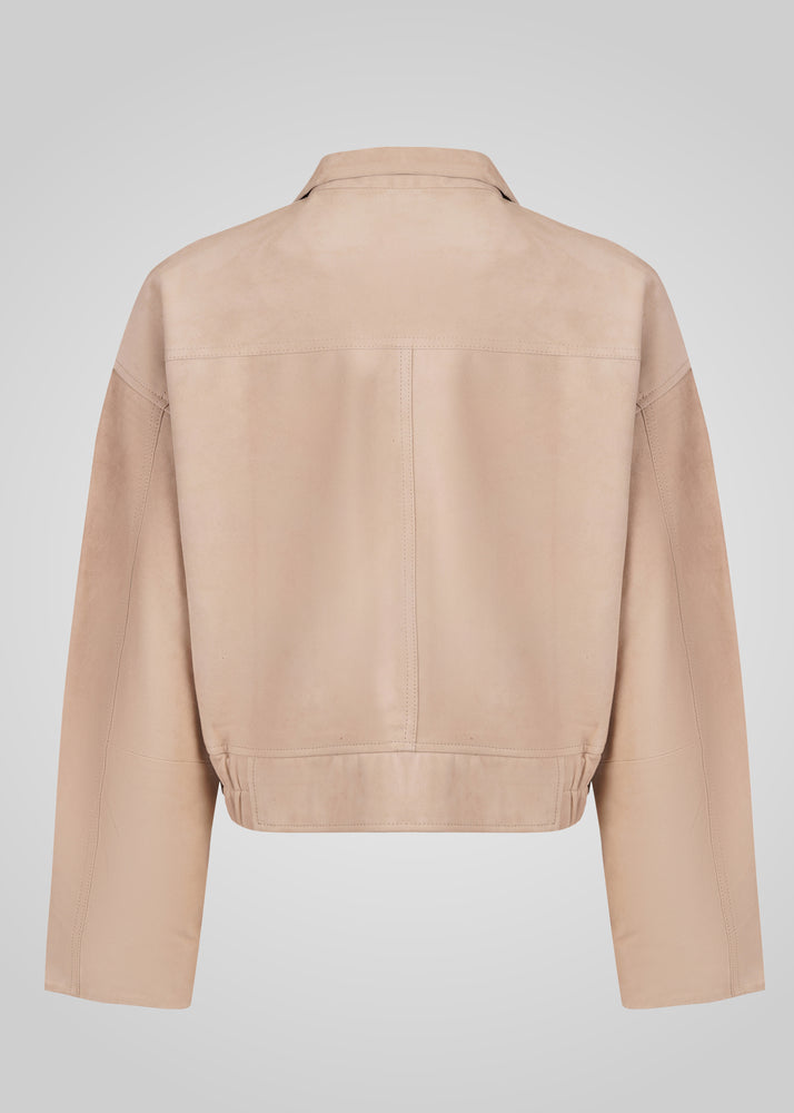 RAMONA - CROPPED SUEDE JACKET