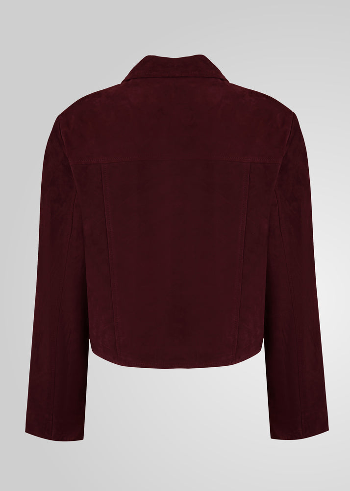 JIN - CROPPED SUEDE JACKET