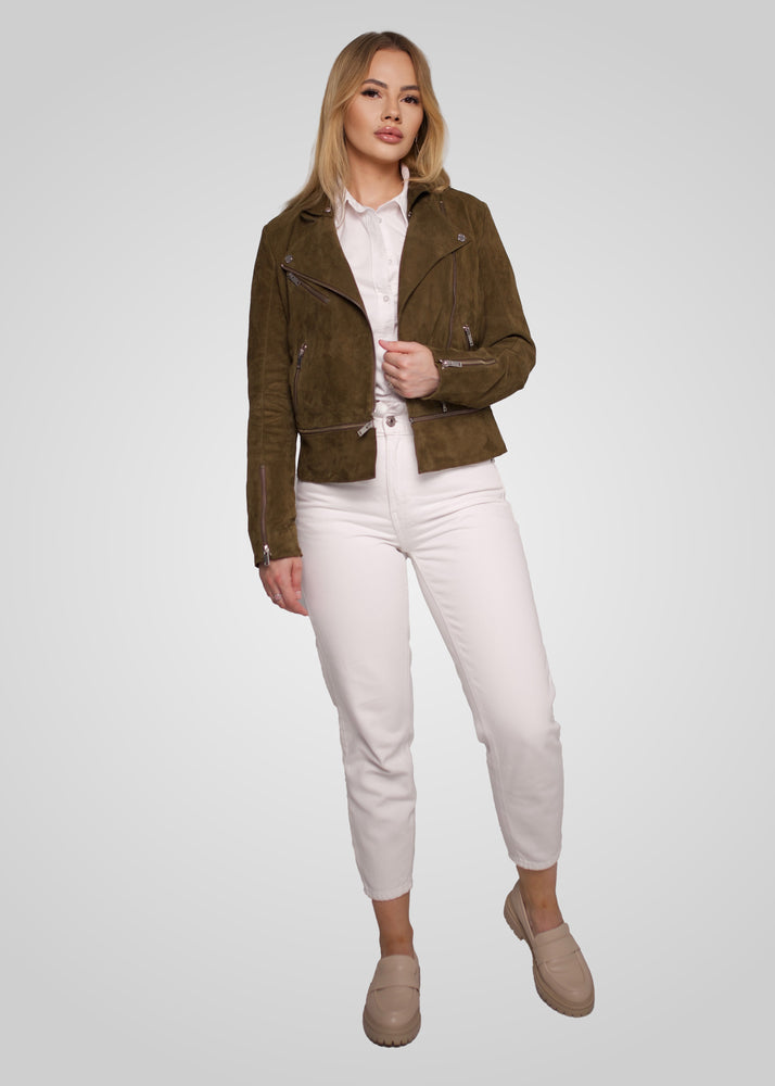 AUGUSTINE - ADJUSTABLE SUEDE BIKER