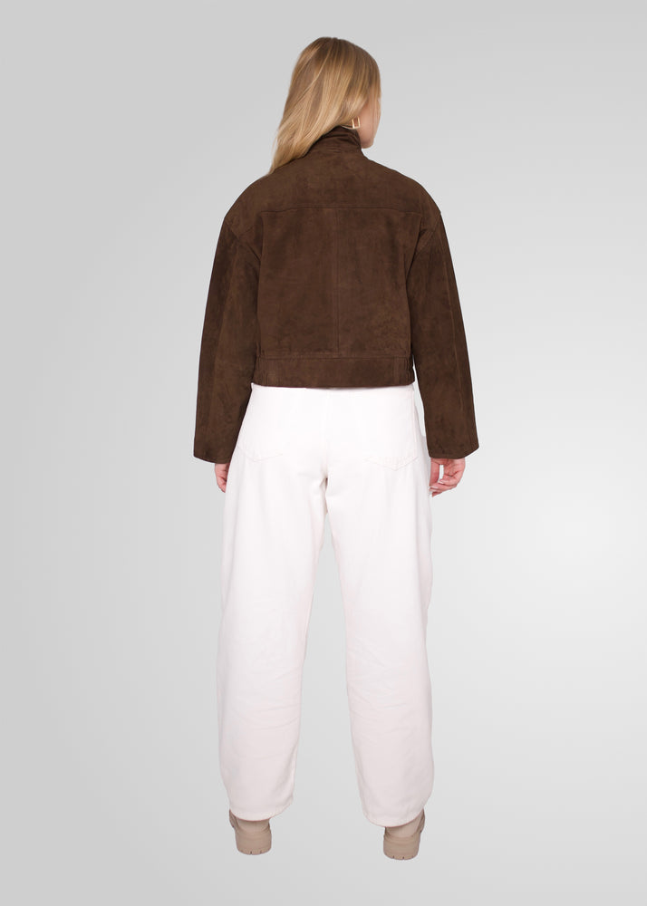 RAMONA - CROPPED SUEDE JACKET