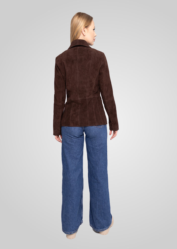 ANISSA - TAILORED SUEDE BLAZER