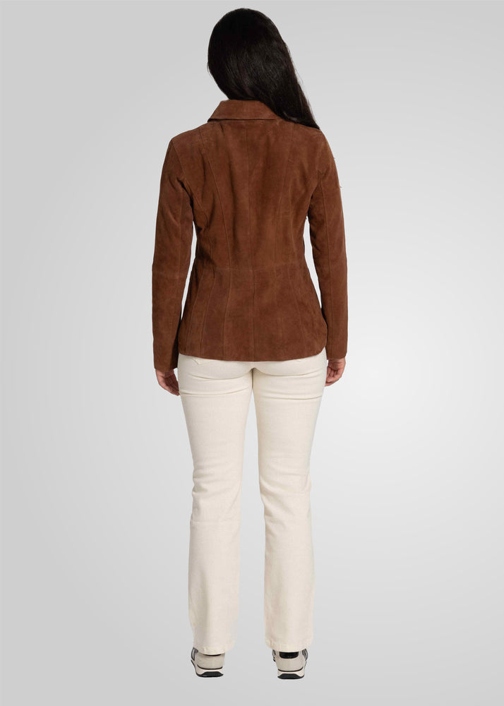 ANISSA - TAILORED SUEDE BLAZER