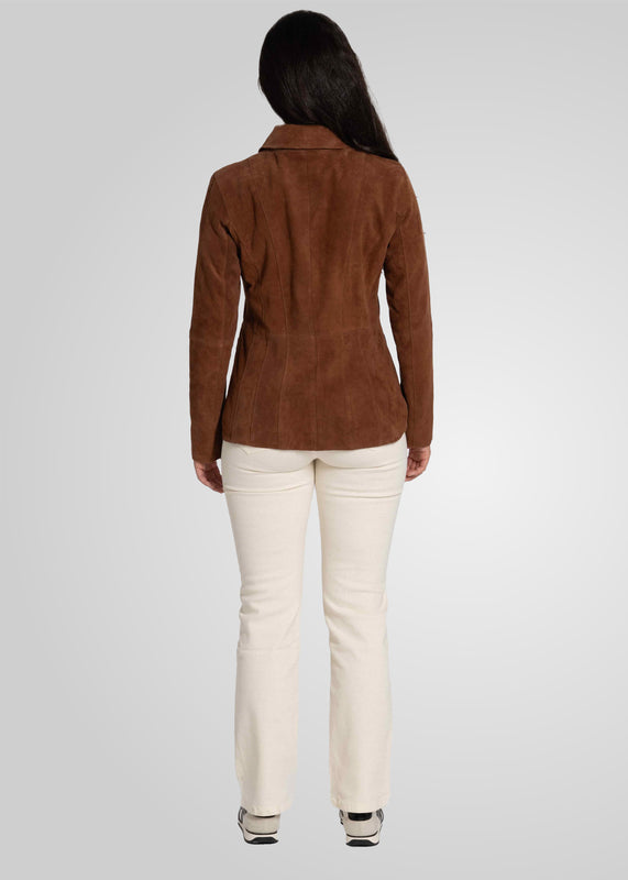 ANISSA - TAILORED SUEDE BLAZER