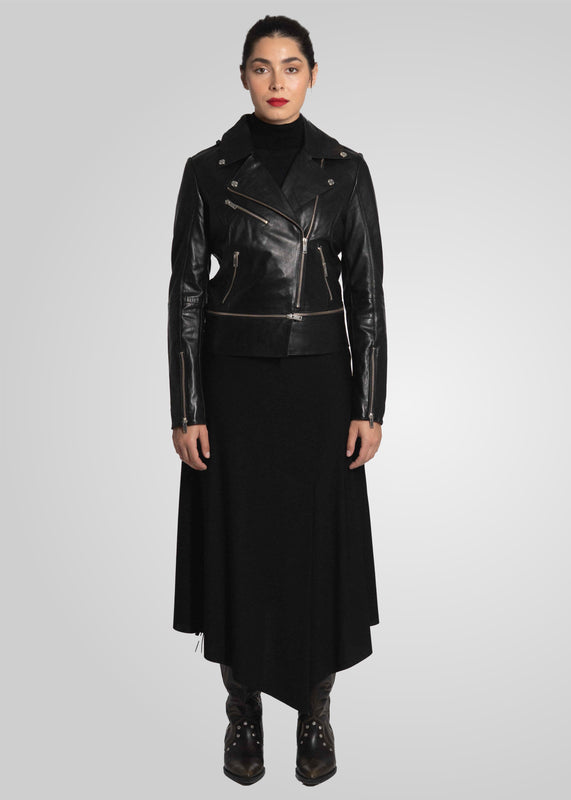 AUGUSTINE - ADJUSTABLE LEATHER BIKER