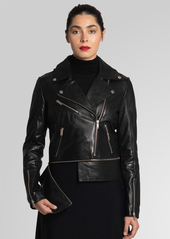 AUGUSTINE - ADJUSTABLE LEATHER BIKER