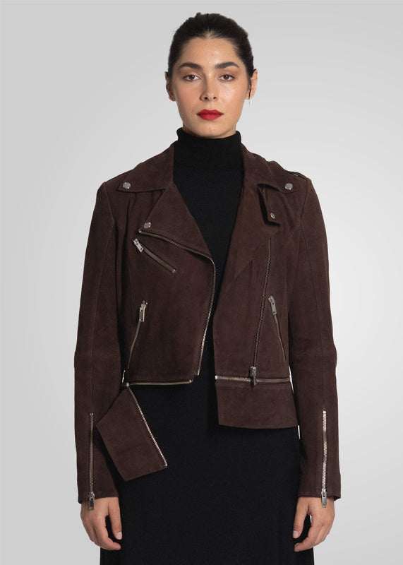 AUGUSTINE - ADJUSTABLE SUEDE BIKER