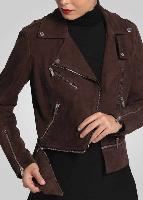 AUGUSTINE - ADJUSTABLE SUEDE BIKER