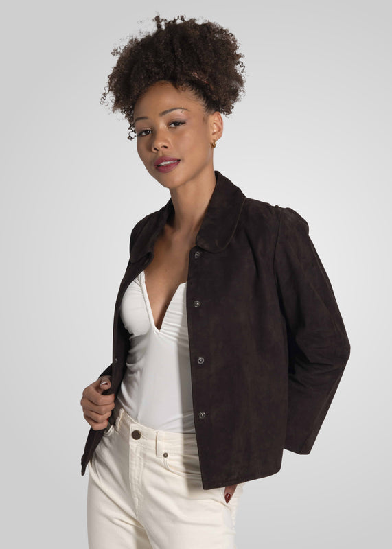 MARLEY- COMFORT FIT SUEDE JACKET