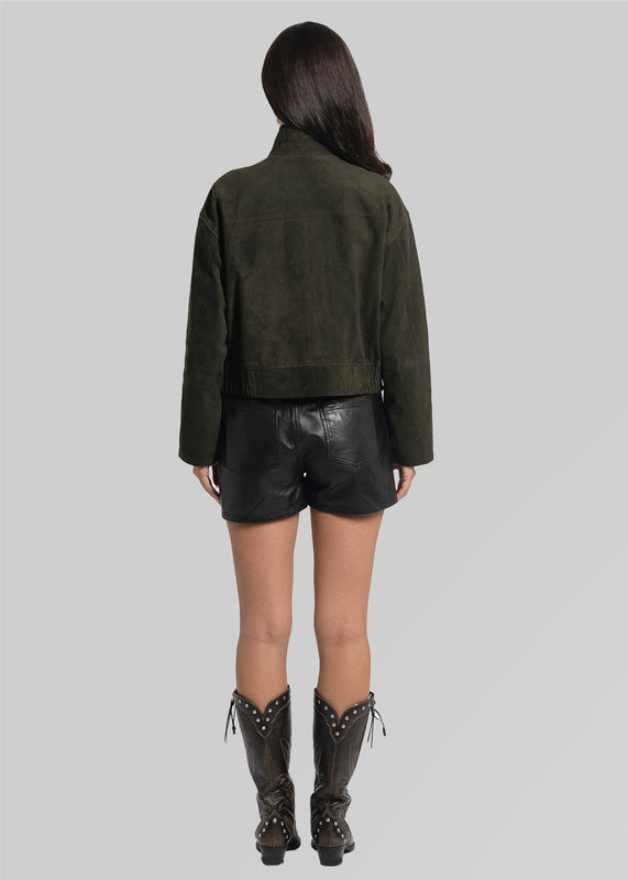 RAMONA - CROPPED SUEDE JACKET