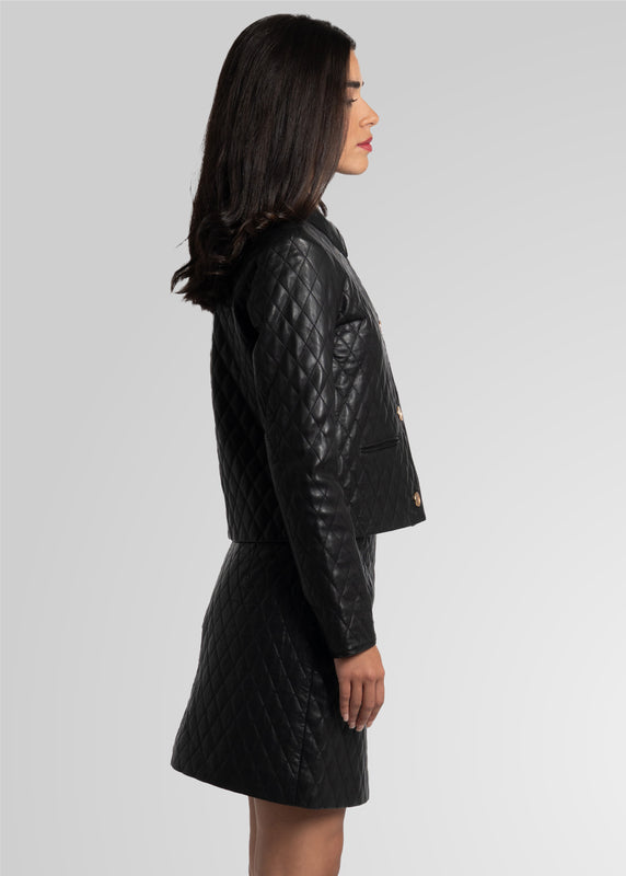 AKILA - QUILTED LEATHER JACKET
