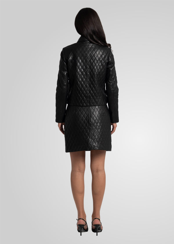 AKILA - QUILTED LEATHER JACKET