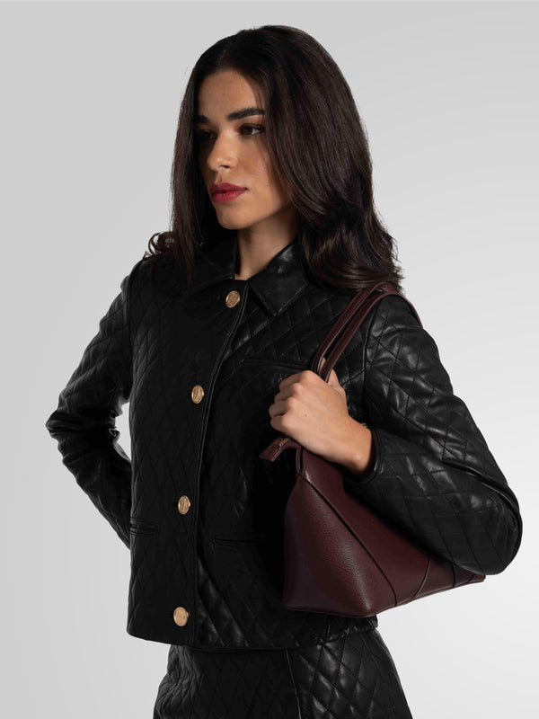 AKILA - QUILTED LEATHER JACKET