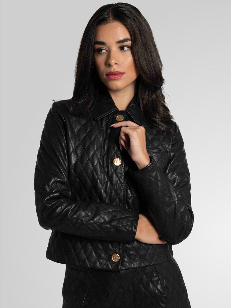 AKILA - QUILTED LEATHER JACKET