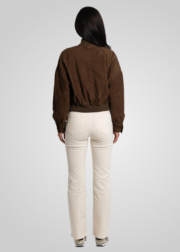 CAMILLA - SUEDE BOMBER JACKET