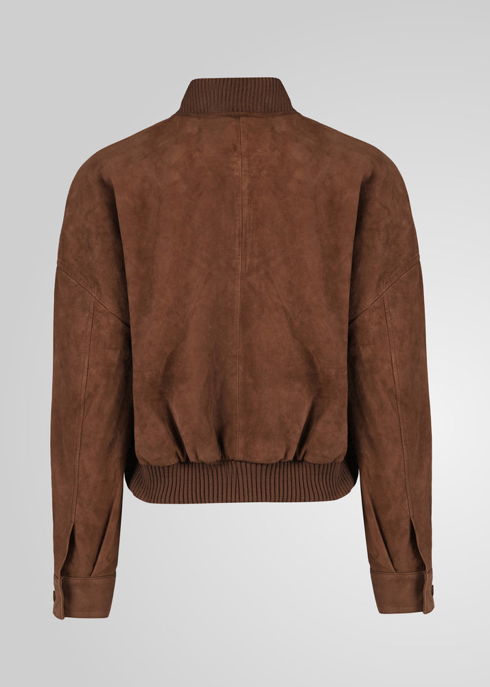 CAMILLA - SUEDE BOMBER JACKET