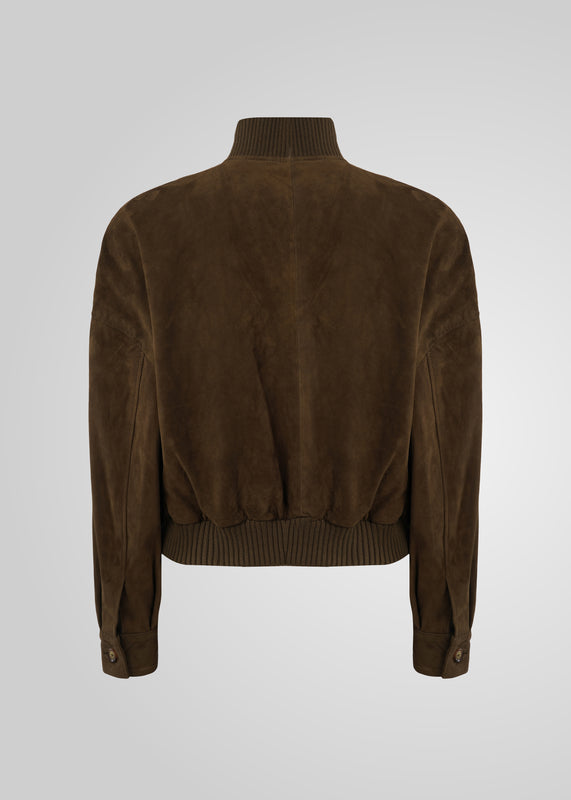 CAMILLA - SUEDE BOMBER JACKET