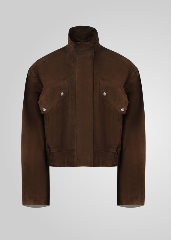 RAMONA - CROPPED SUEDE JACKET