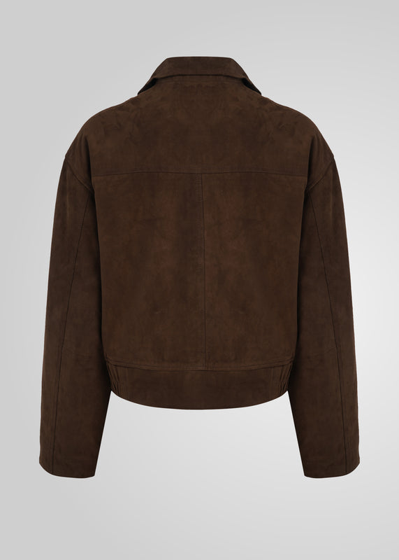 RAMONA - CROPPED SUEDE JACKET