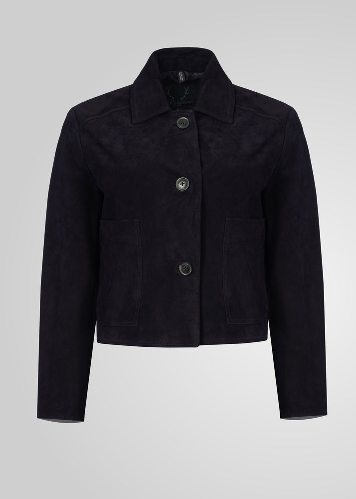 JIN - CROPPED SUEDE JACKET