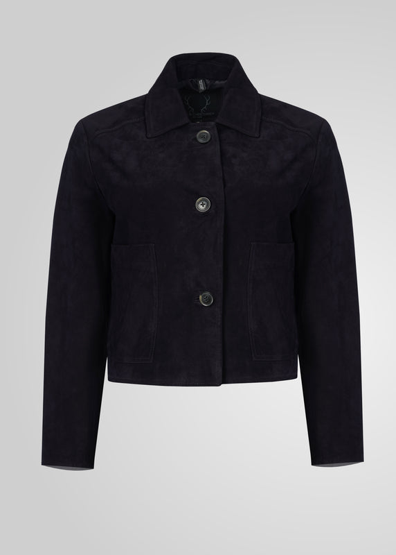 JIN - CROPPED SUEDE JACKET