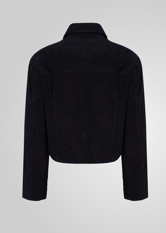 JIN - CROPPED SUEDE JACKET