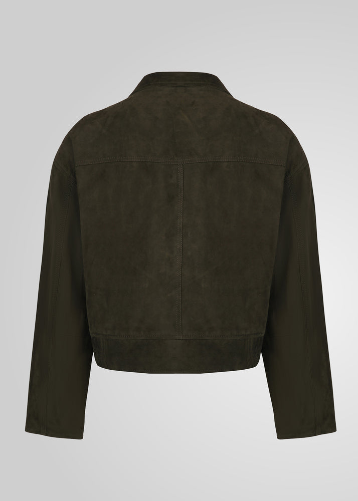 RAMONA - CROPPED SUEDE JACKET