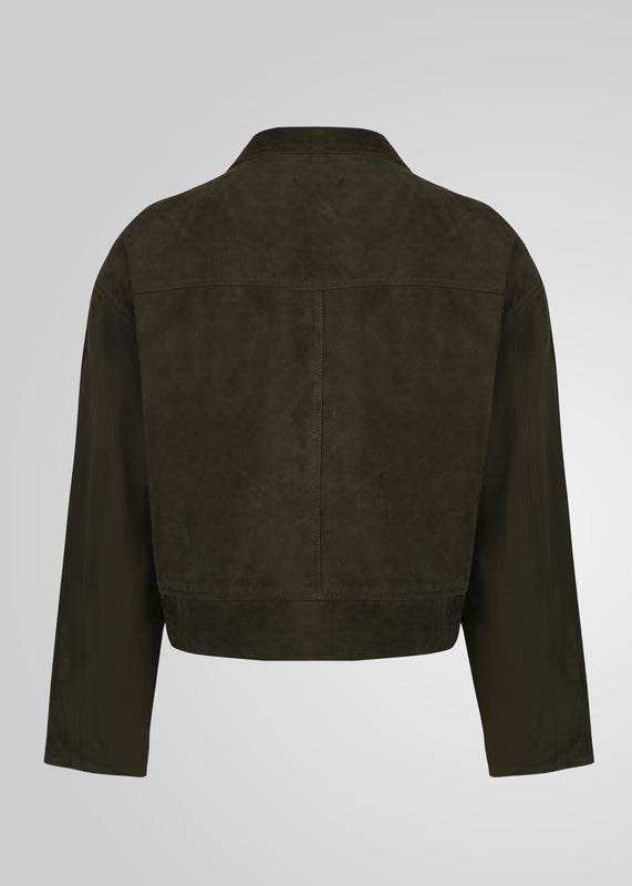 RAMONA - CROPPED SUEDE JACKET