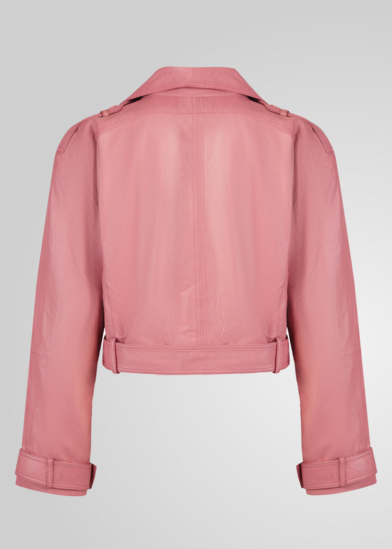 ROMIE - CROPPED TRENCH BIKER