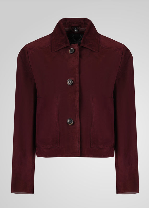 JIN - CROPPED SUEDE JACKET