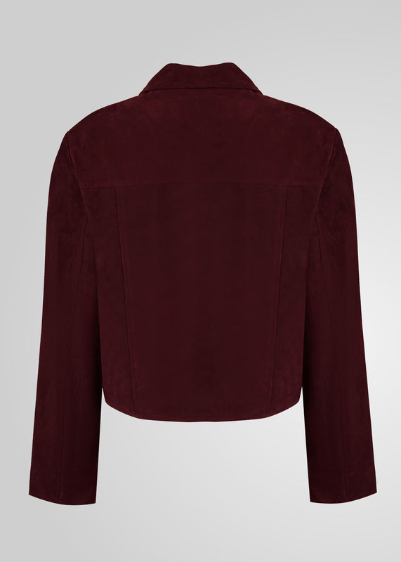 JIN - CROPPED SUEDE JACKET