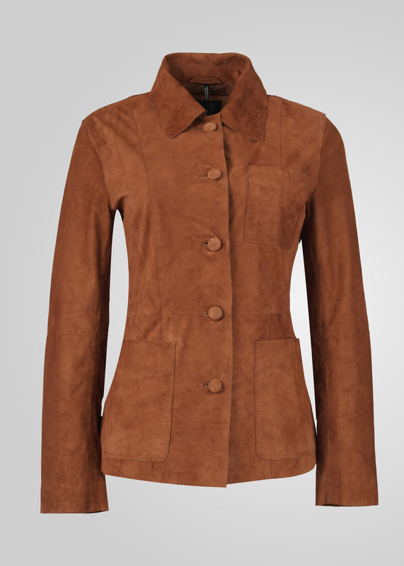 ANISSA - TAILORED SUEDE BLAZER