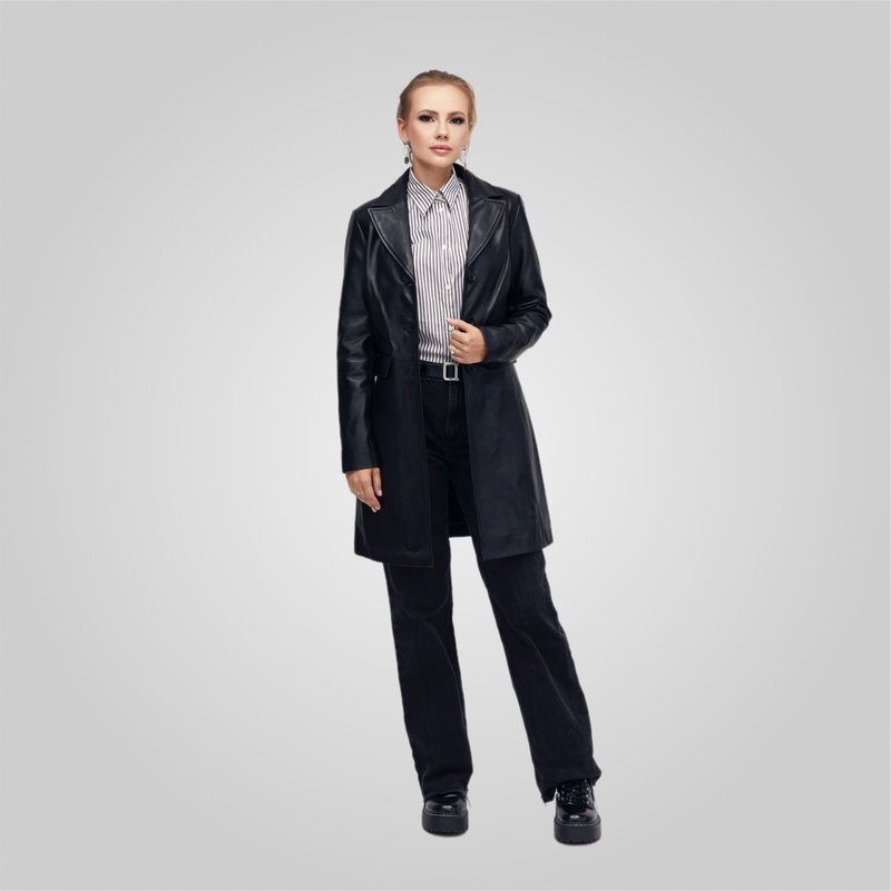 KELLY- THREE QUARTER TRENCH BLAZER