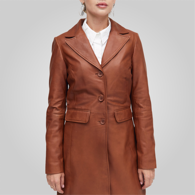 KELLY- THREE QUARTER TRENCH BLAZER