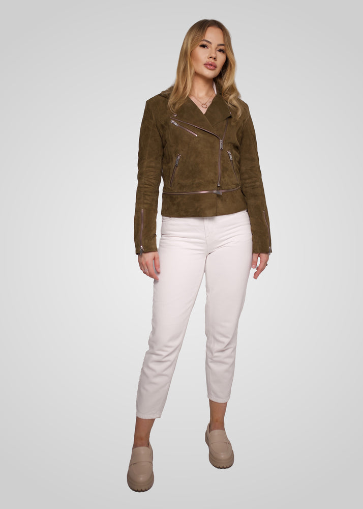 AUGUSTINE - ADJUSTABLE SUEDE BIKER