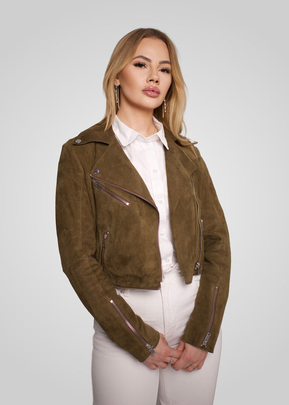 AUGUSTINE - ADJUSTABLE SUEDE BIKER