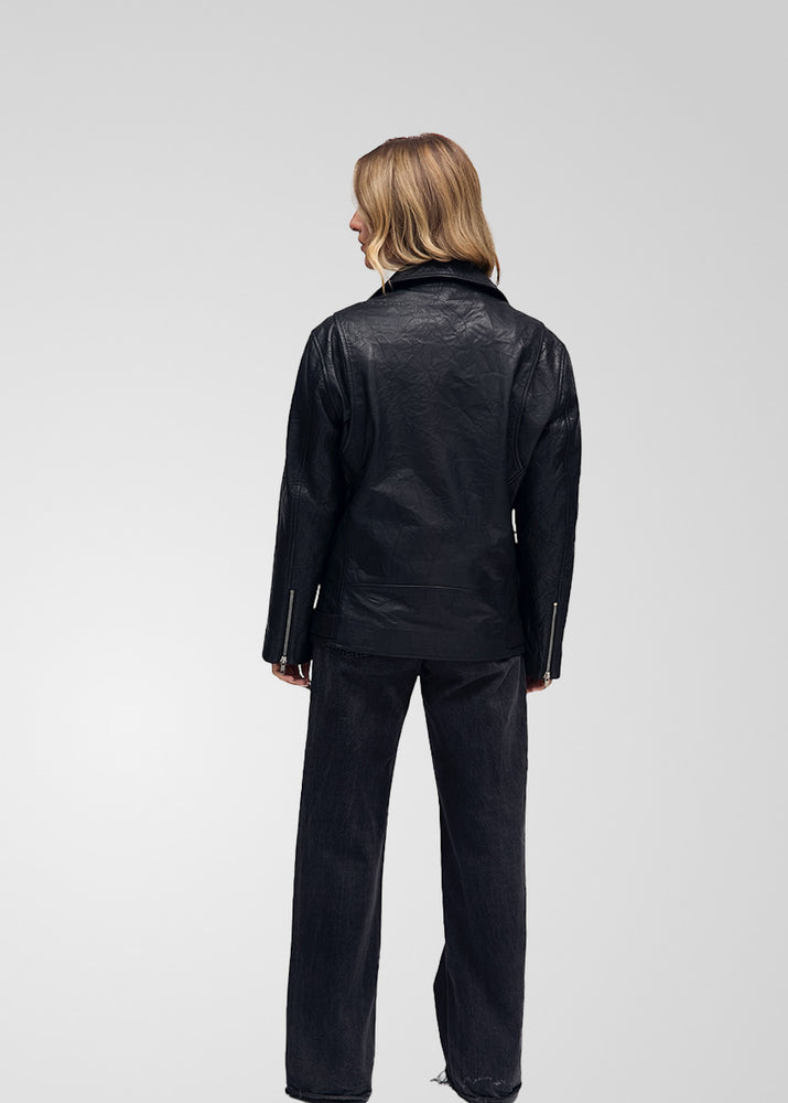 LAUREN- OVERSIZED LEATHER JACKET