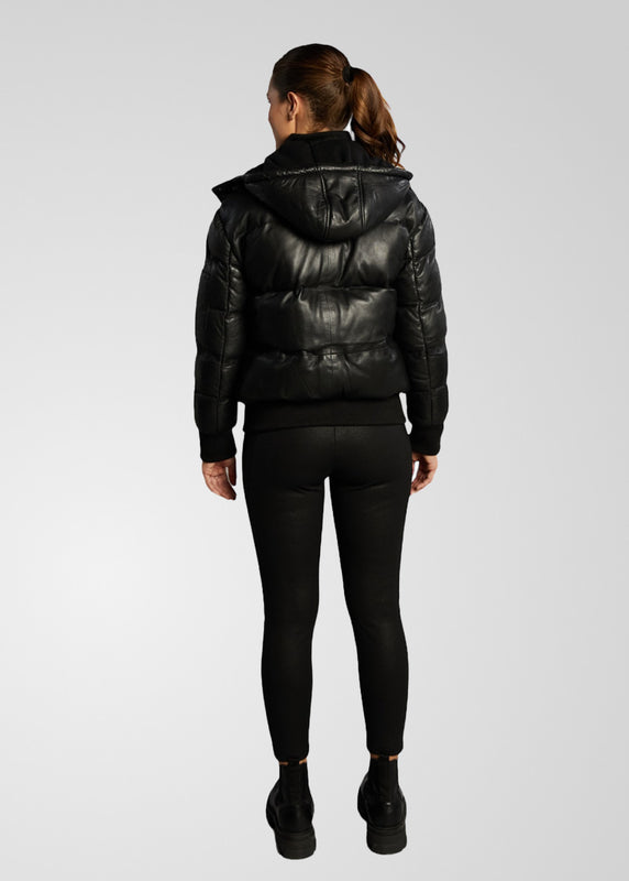 PIPER – Leather Puffer